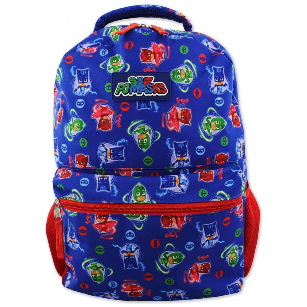 Mochila Escolar Infantil 40cm Disney PJ Masks para Meninos, Azul