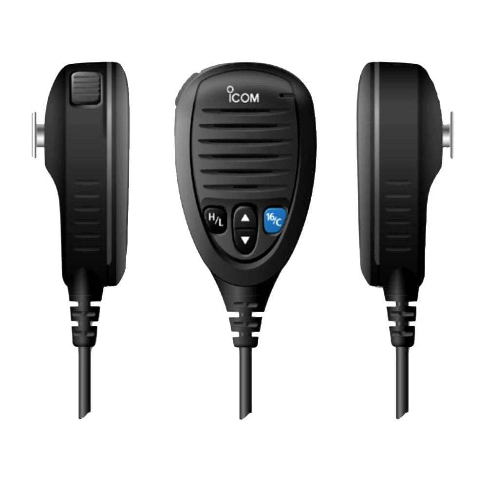 Microfone de alto-falante Icom HM205RB para rádios marinhos