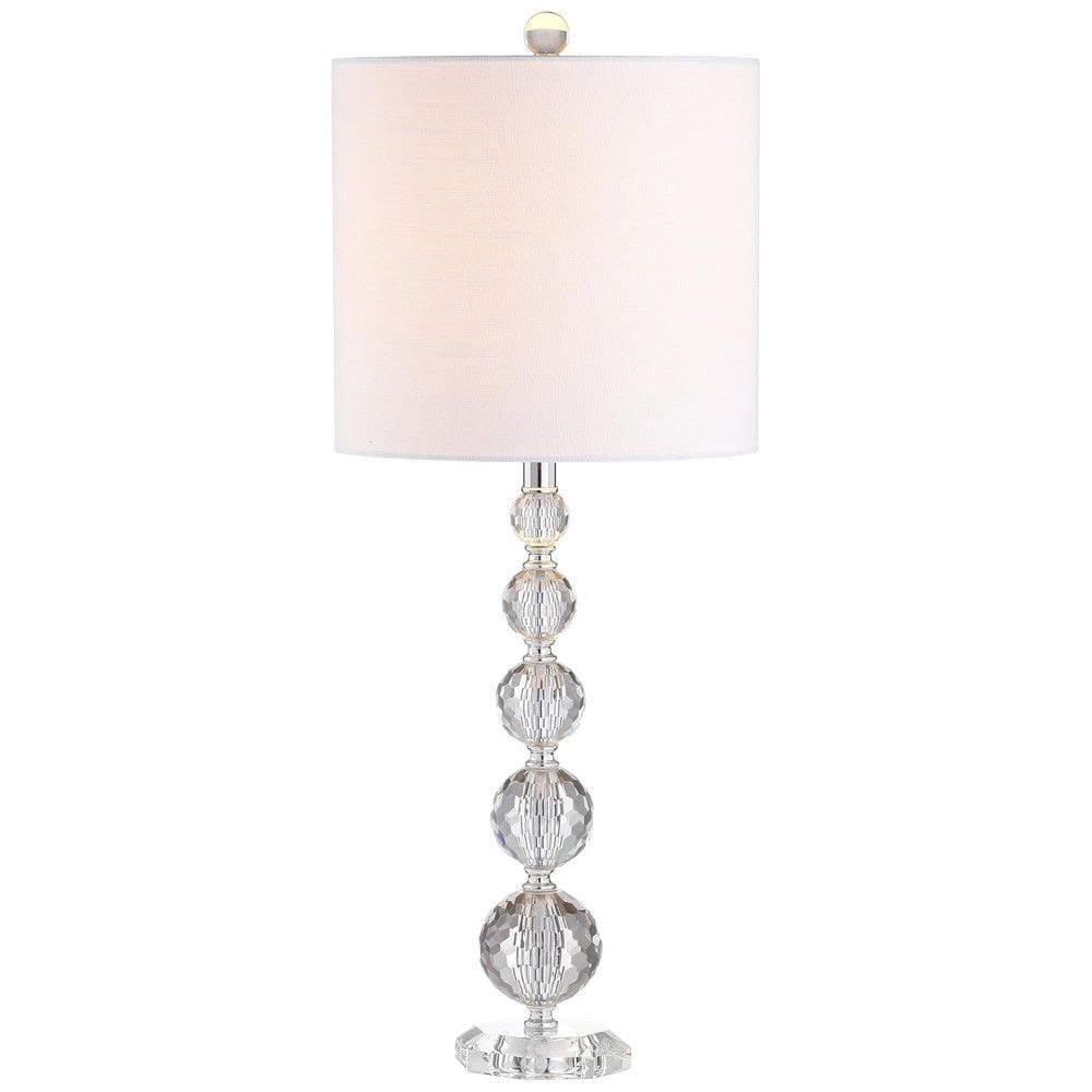 Abajur Luminária de Mesa em Vidro, Estilo Tradicional com 71 cm de Altura para Quarto, Sala de Estar e Escritório, 2 Un, 110V 60W