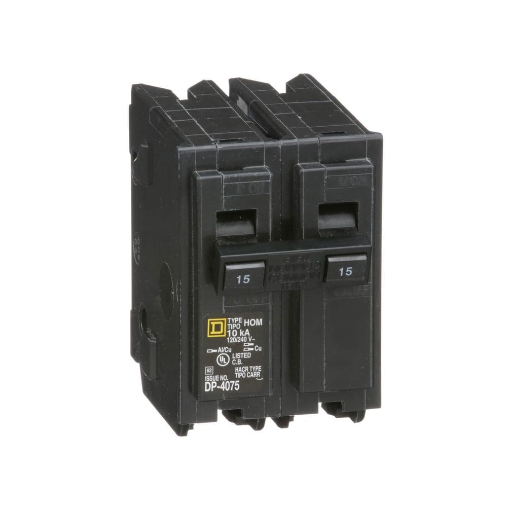 Disjuntor Schneider Electric HOM215CP 15 A de dois pólos