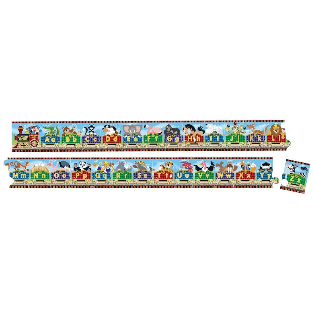 Quebra Cabeça Infantil de Chão, Tema Alfabeto Jumbo Express com 27 Peças para Crianças Acima de 3 Anos, Melissa & Doug