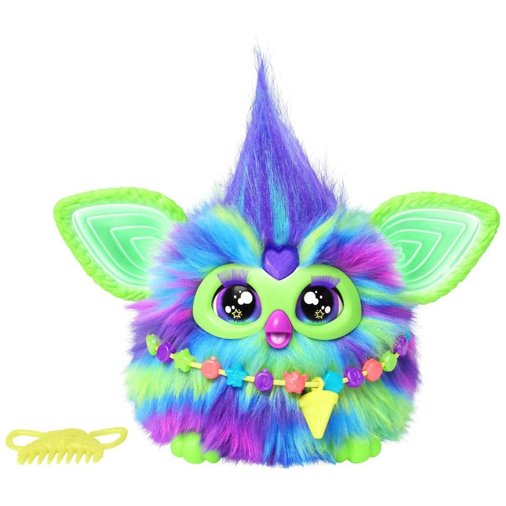 Furby Edição Galáxia, Brilha no Escuro - Brinquedo Interativo de Pelúcia Com 15 Acessórios de Moda, Para Meninos e Meninas a Partir de 6