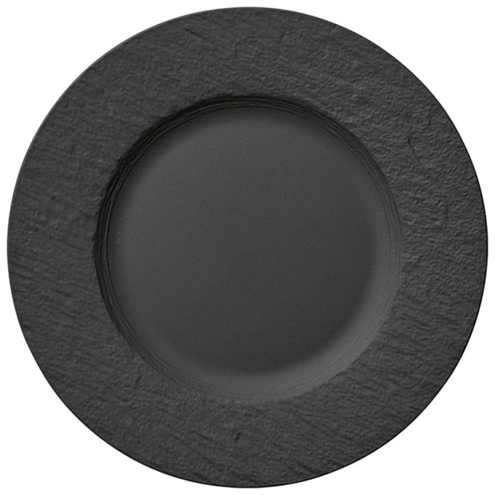 Prato Raso para Jantar em Porcelana, Villeroy & Boch, Preto