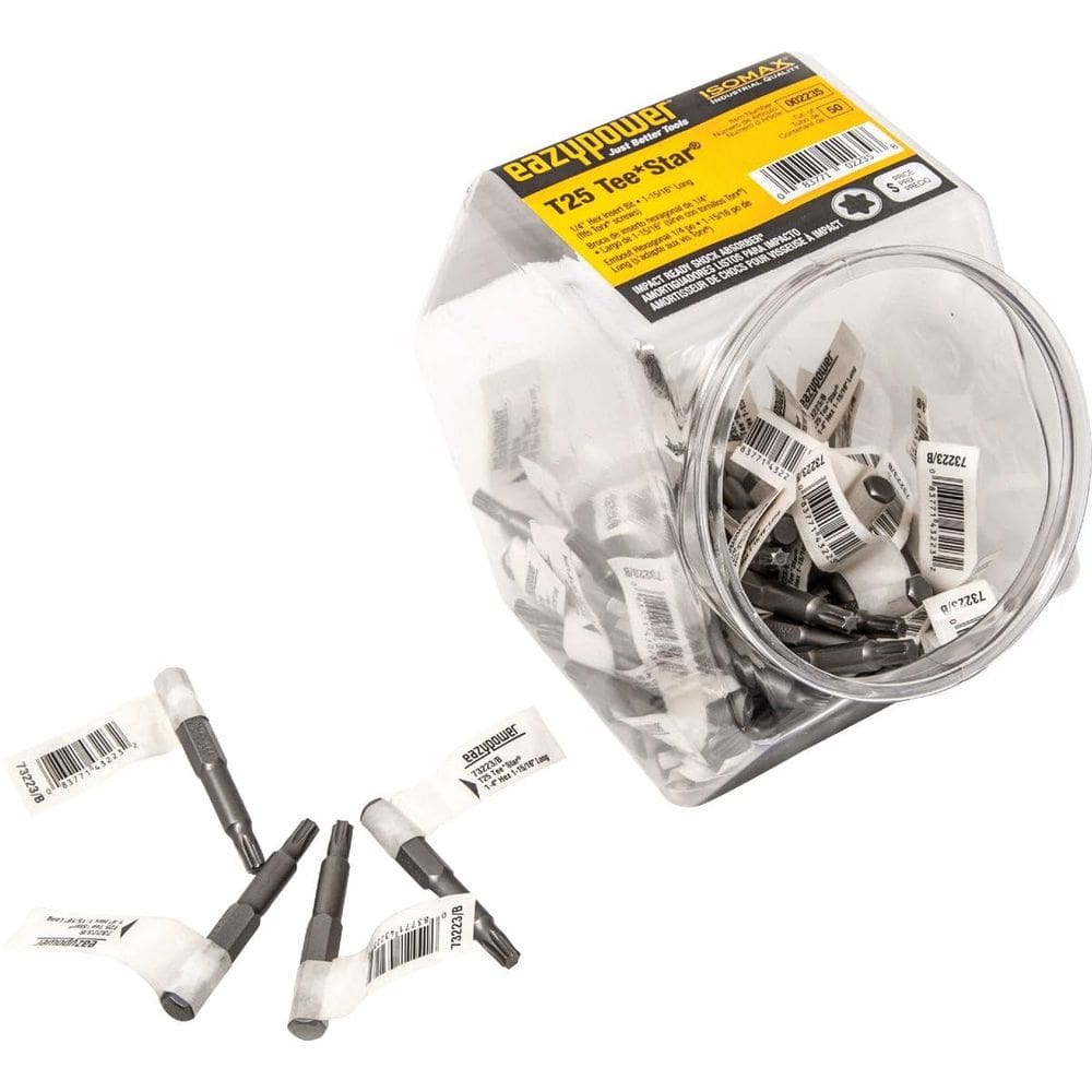 Ferramenta Eazypower 002235 Tub 50 T25 Power Bits 2 Long Torx