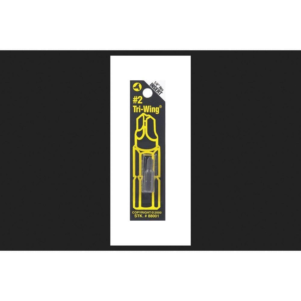 Broca de chave de fenda Bestway Tri-Wing Torx #2 2,5 cm em aço carbono