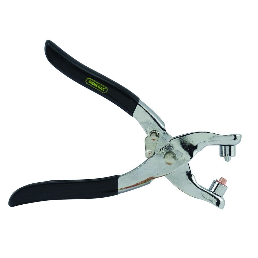 Alicate de fixação de ilhós General Tools 71 com 100 ilhós