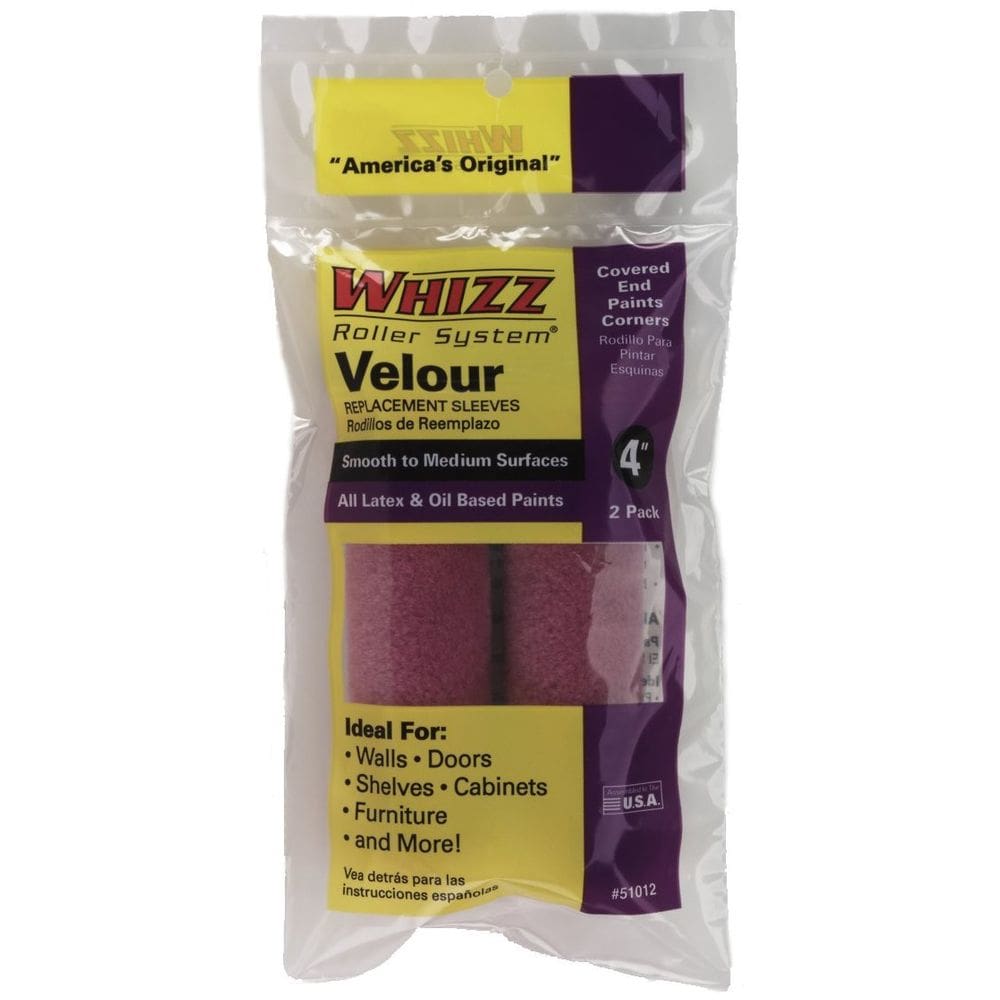 Tampa de rolo de pintura WORK TOOLS INTERNATIONAL 4”, pacote com 2