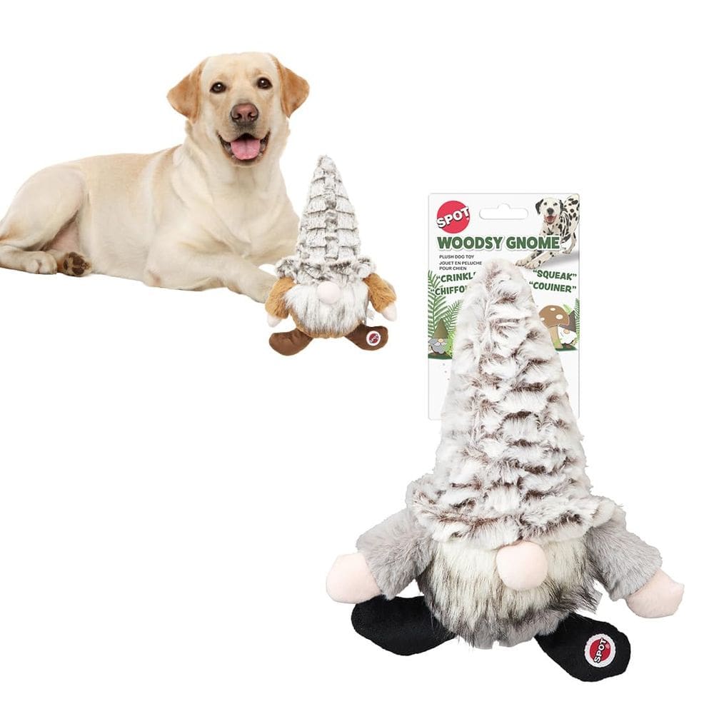 Brinquedo de pelúcia para cães SPOT Woodsy Gnome Squeaky 30 cm