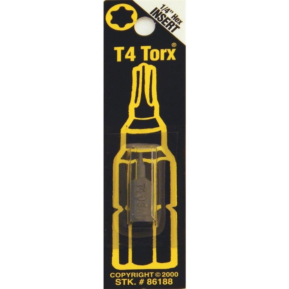 Broca de chave de fenda Best Way Tools T4 Torx 1/4” x 2,5 cm