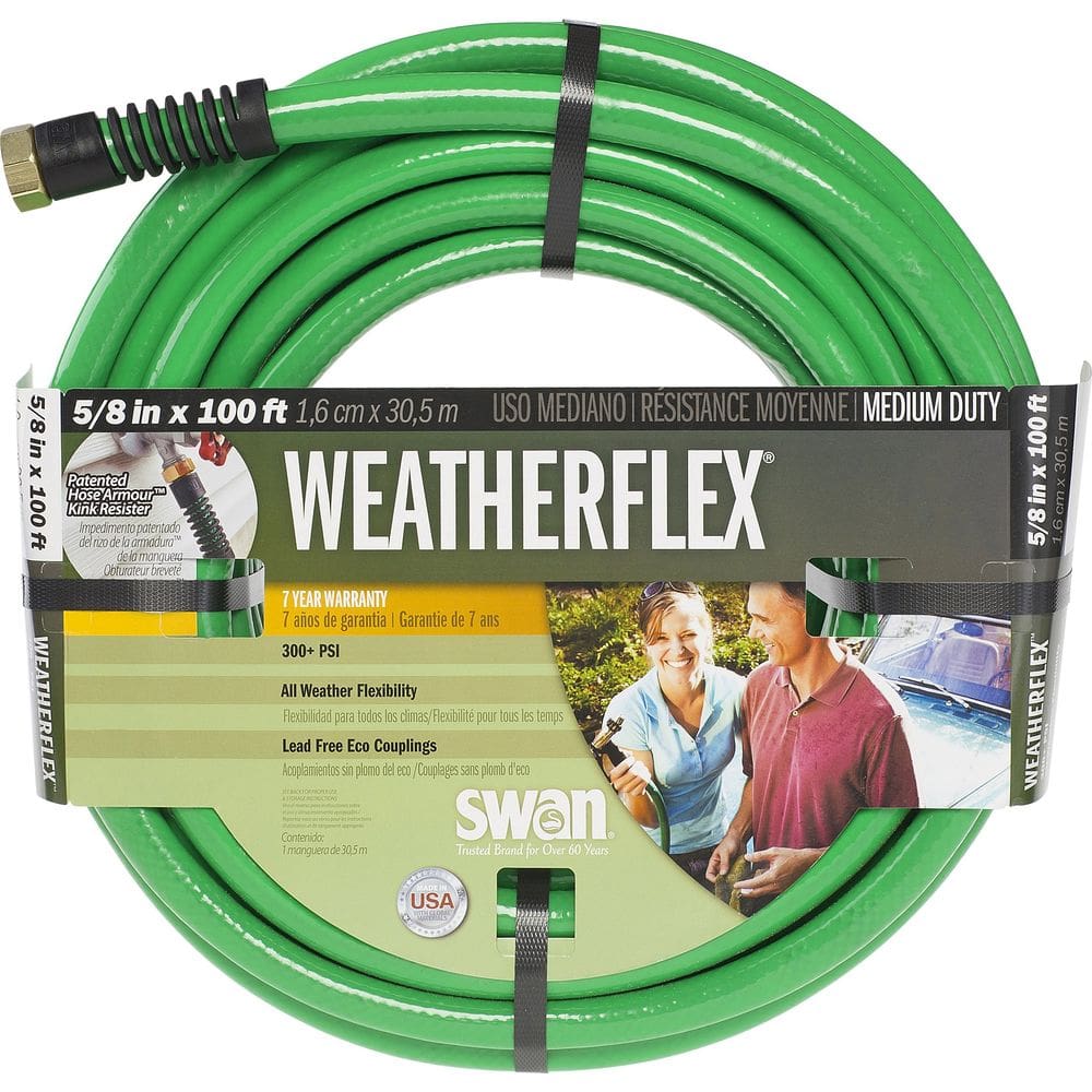 Mangueira de jardim SWAN SNWF58100 30 m 1,6 cm Verde de médio porte