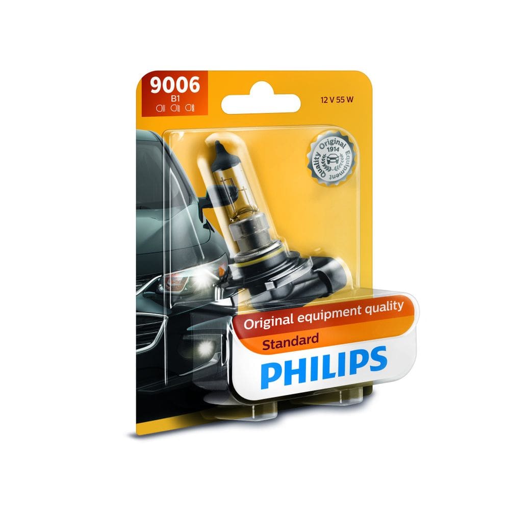 Lâmpada de farol Philips 9006 Standard Halogen Pacote com 1