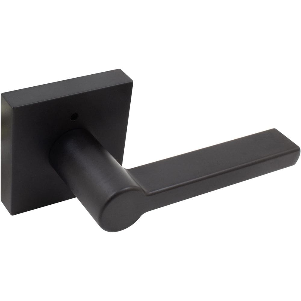 Alavanca de porta Stone Harbor Hardware Vienna Privacy Black Matte Black