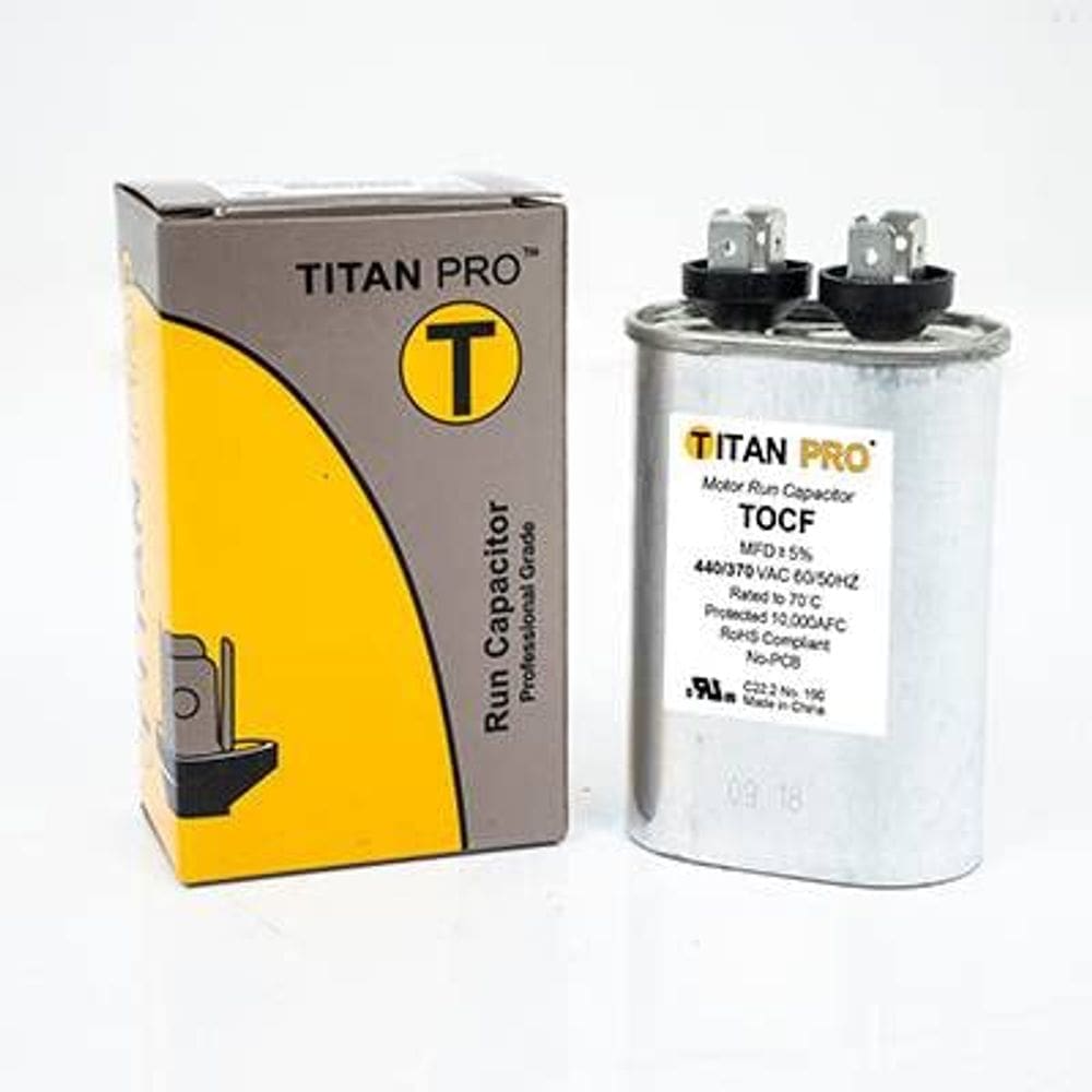 Capacitor Titan Pro TOCF25 Oval Run 25 MFD 440V
