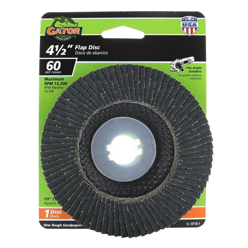 Roda abrasiva Gator Finishing 9716 60 Grit 11,5 cm