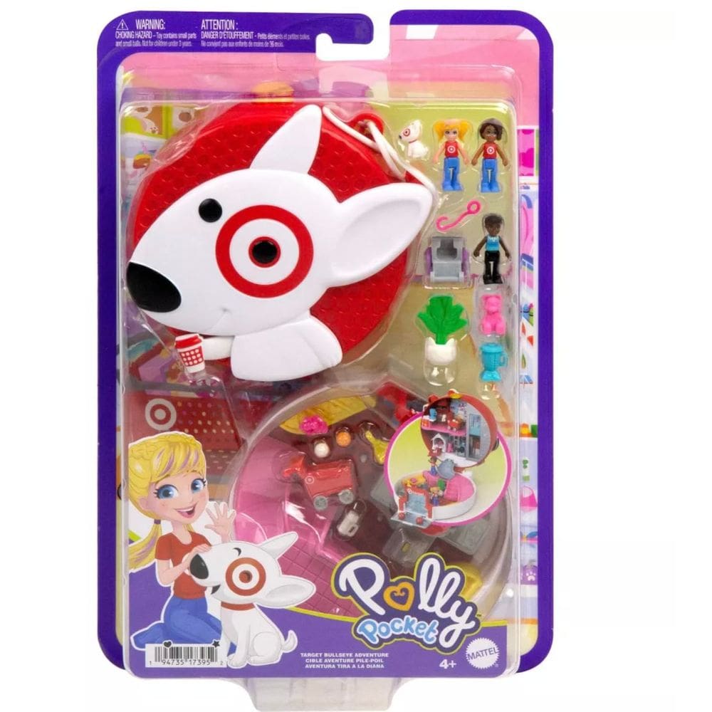 Playset Polly  Target Bullseye com bonecas e acessórios