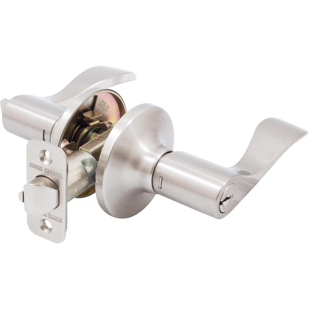 Alavanca de porta Stone Harbor Beaverton KW Satin Nickel