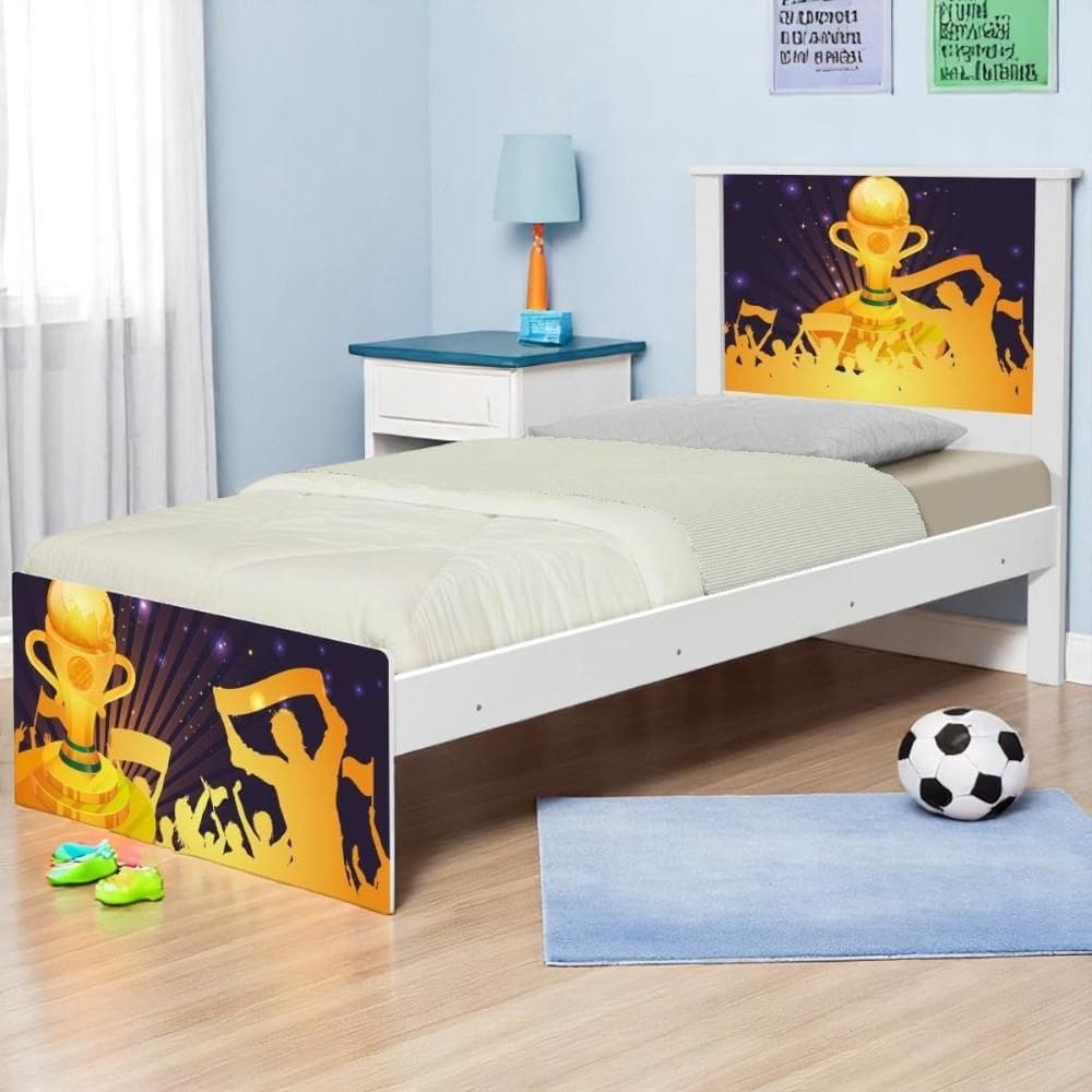 Cama Juvenil Zap Futebol Troféu com Colchão