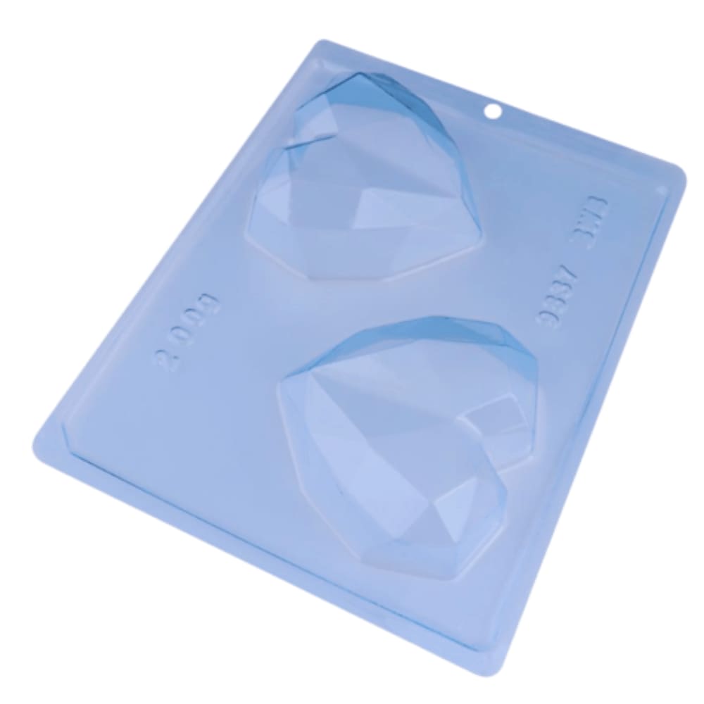 Conjunto de Formas Coração Lapidado 200g BWB