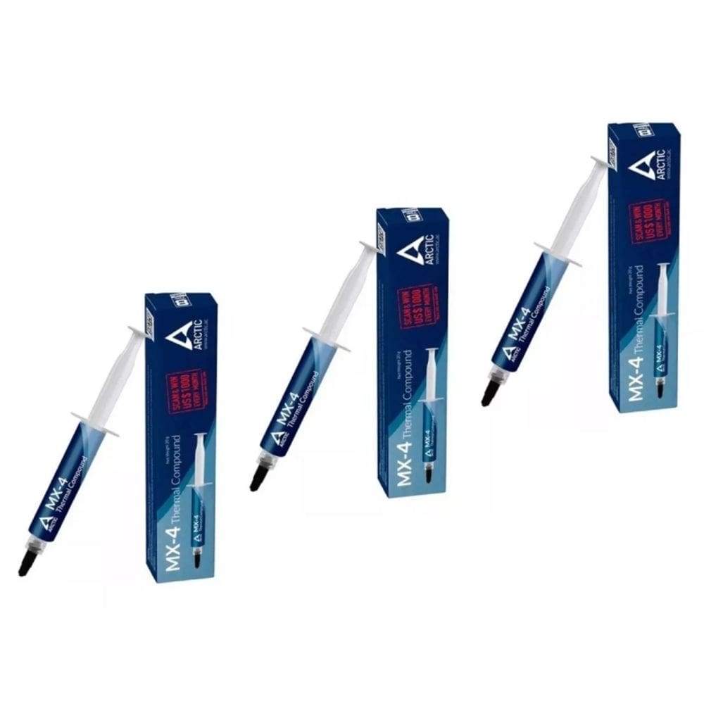 Pacote de pasta térmica ARCTIC MX-4 8 anos 4g (x3)