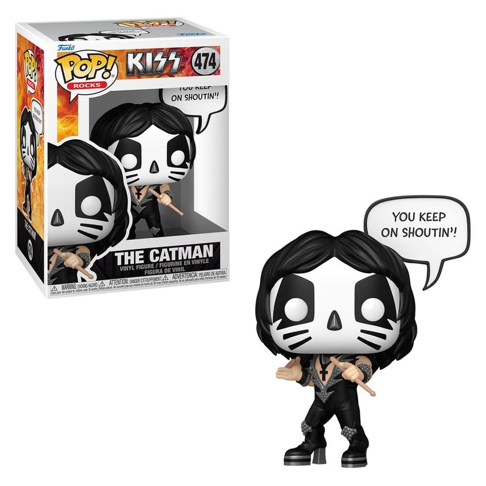 Funko Pop Rocks Kiss Sayings The Catman 474