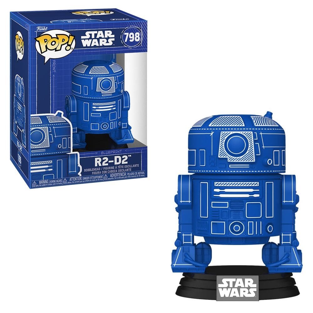 Funko Pop Star Wars R2-D2 Blueprint 798