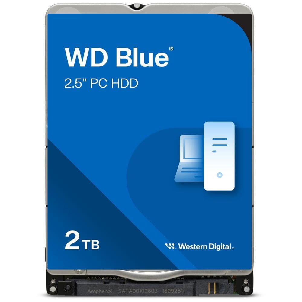 Disco rígido Western Digital WD Blue 2 TB 2,5” SATA 6 Gb/s