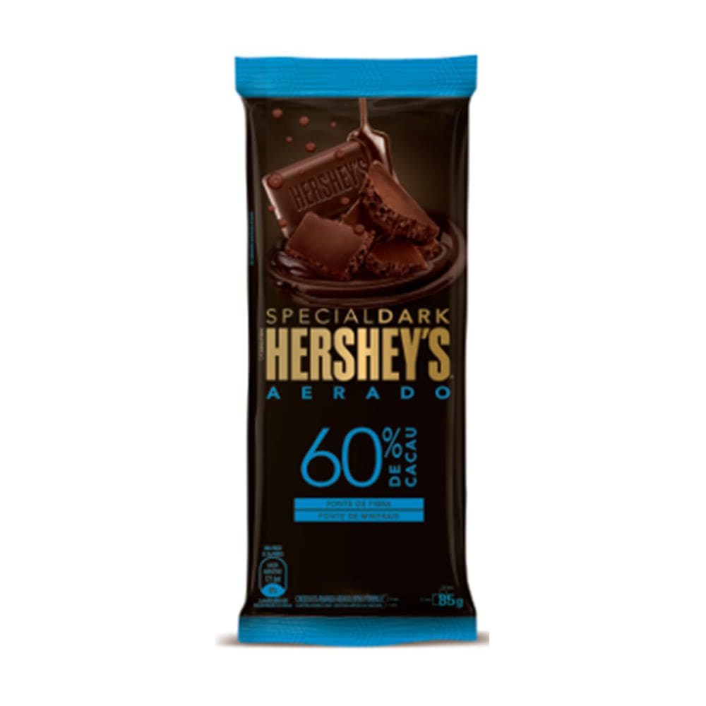 Chocolate Hershey`s Special Dark Aerado 60% Cacau 85g