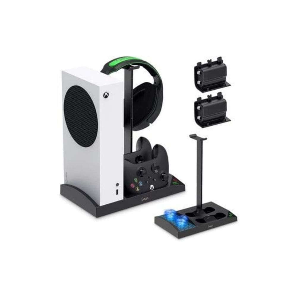 Carregador com ventilador e 2 baterias para Xbox Series S