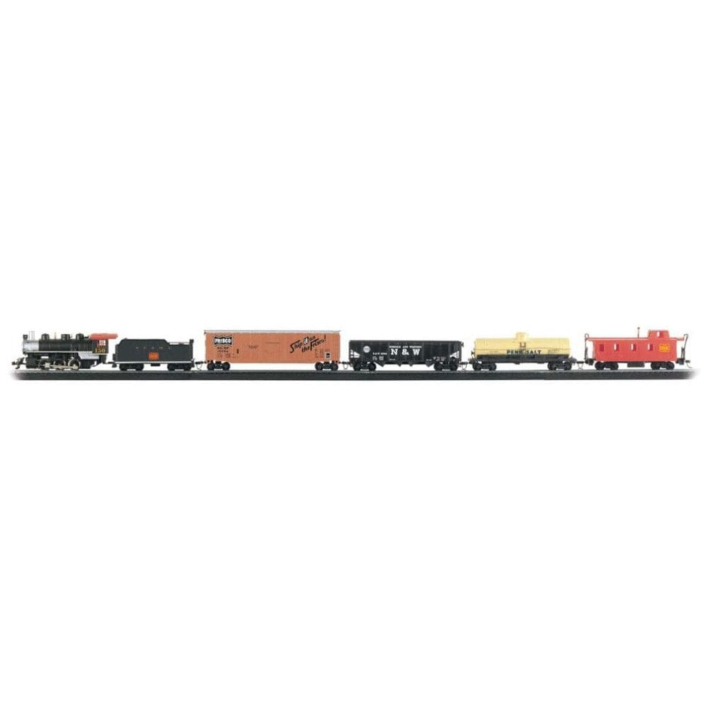 Conjunto de Trem Trenzinho Elétrico 155 Peças, BACHMANN TRAINS 626, Preto