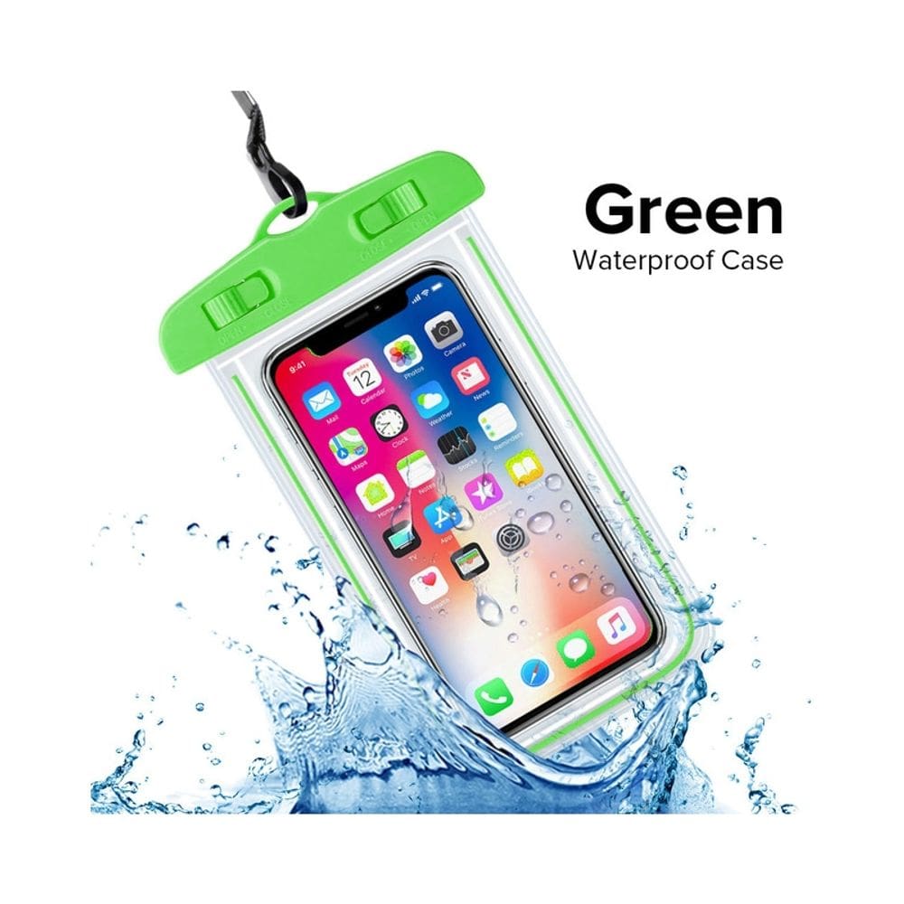 Bolsa de capa deslizante impermeável para celular de até 6,5