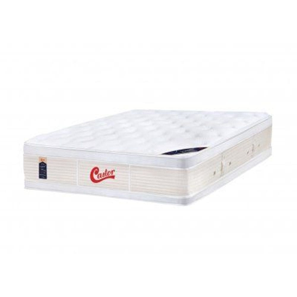 Colchão Queen Castor Vitagel Euro Double Face 158x198x40