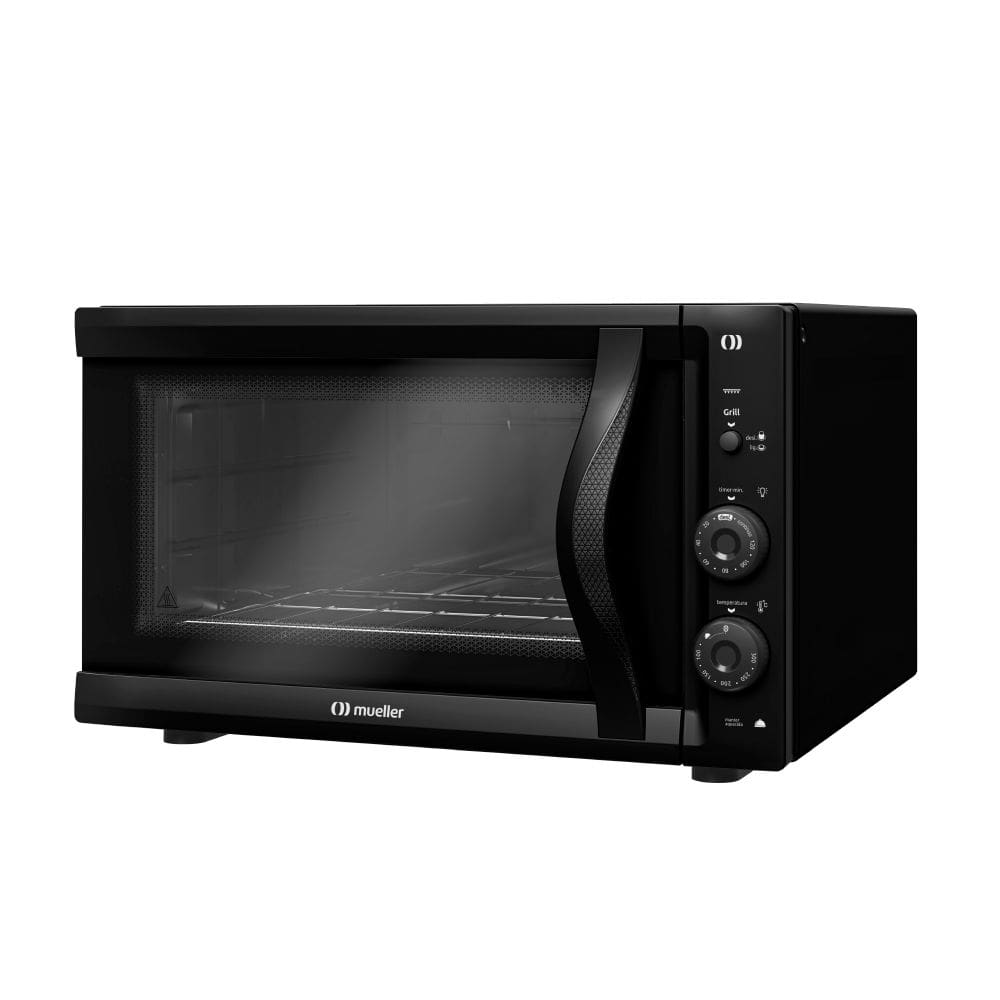 Forno Elétrico de Bancada Mueller MFB50F 50L Vidro Duplo&Grill PTO-127v