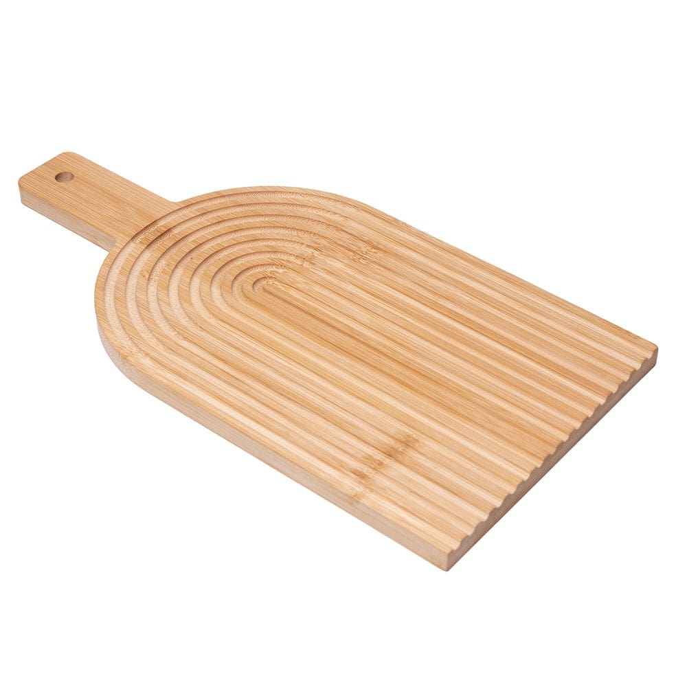 Tábua Petisqueira Decorativa Aura 39cm x 20cm x 1,5cm Bambu