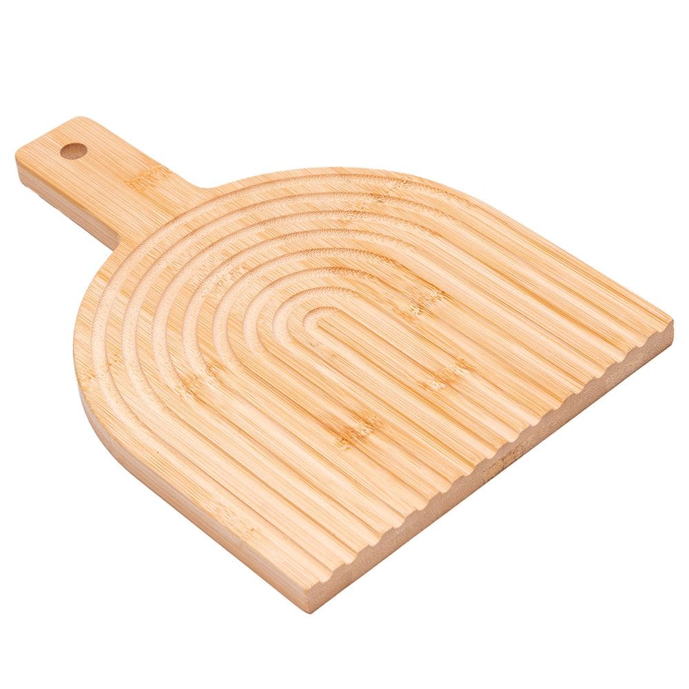 Tábua Petisqueira Decorativa Aura 28cm x 20cm x 1,5cm Bambu