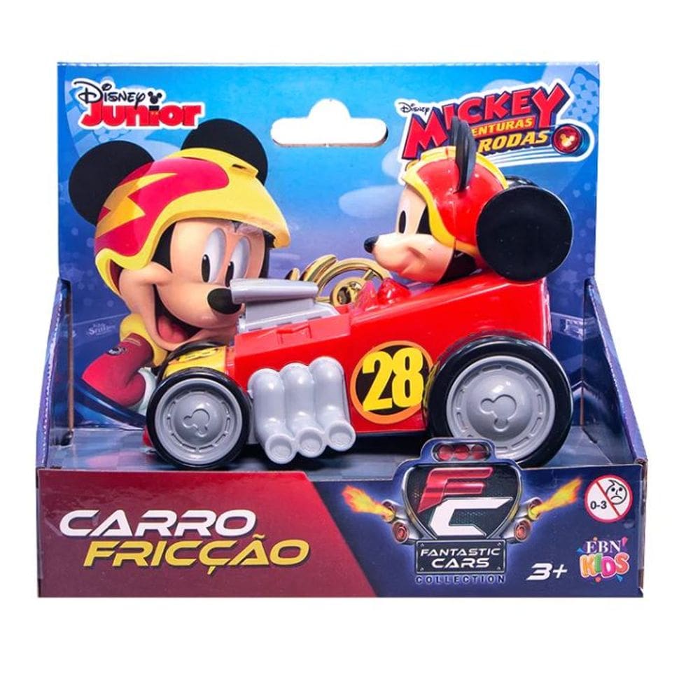 Carrinho - Mickey- Carro De Friccao Fantastic Car Disney OFFICIAL BRAND COMPA