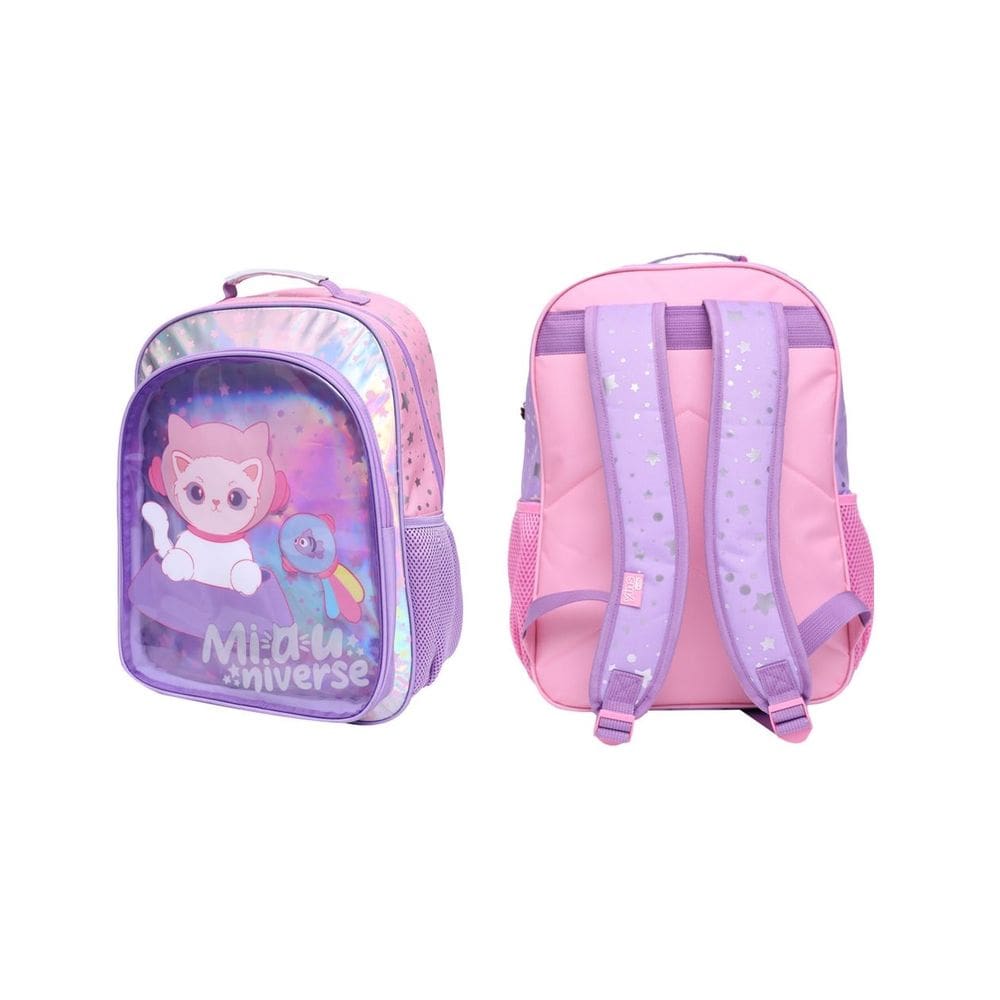 Mochila Infantil Miauniverse Lilás - YINS