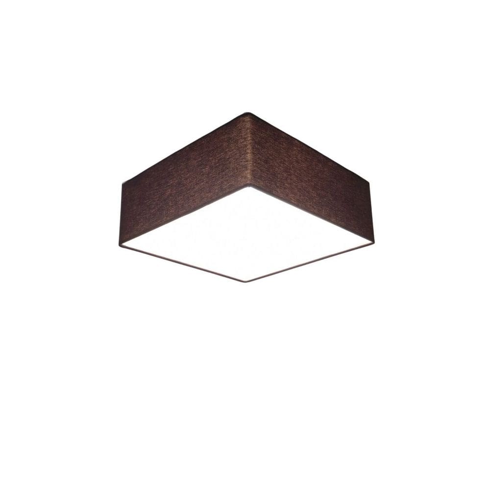 Plafon Para Banheiro Quadrado SB-3000 Cúpula Cor Café