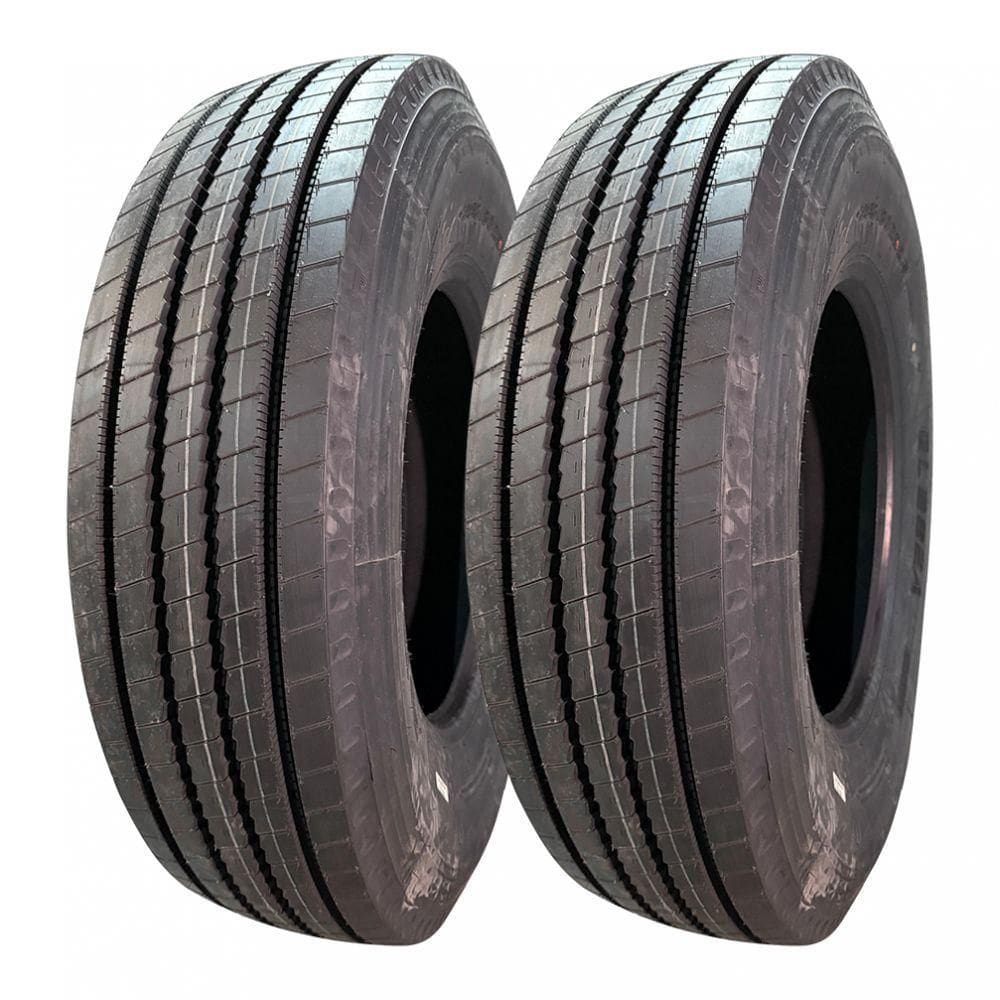 Kit 2 Pneus Advance Aro 22,5 295/80R22,5 GL282A 18 Lonas 152/148M Liso