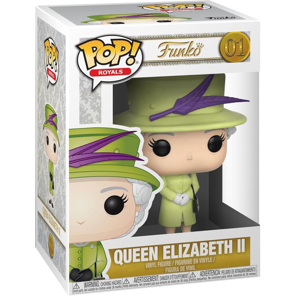 Funko Pop Queen Elizabeth II (vestido verde) 01