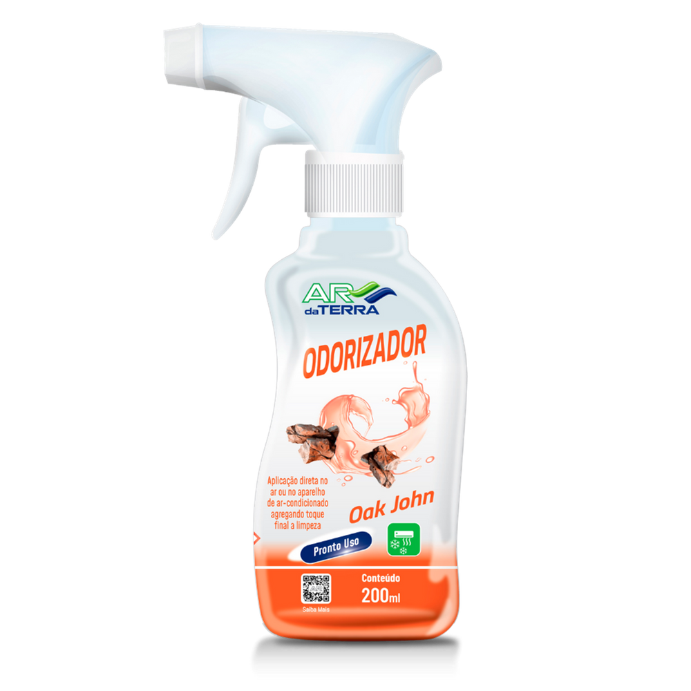 Aromatizador e Odorizador para Ar Condicionado e Ambiente Ar da Terra 200 ml Oak John