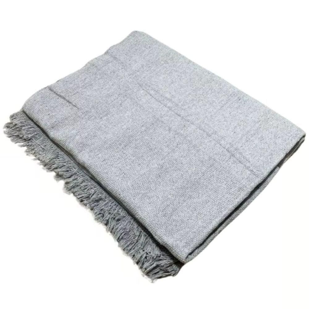 Manta Para Sofá Cama Gigante Capa Protetor Sofa Retratil 2 E 3 Lugares Grande Terracota Cnza Claro King