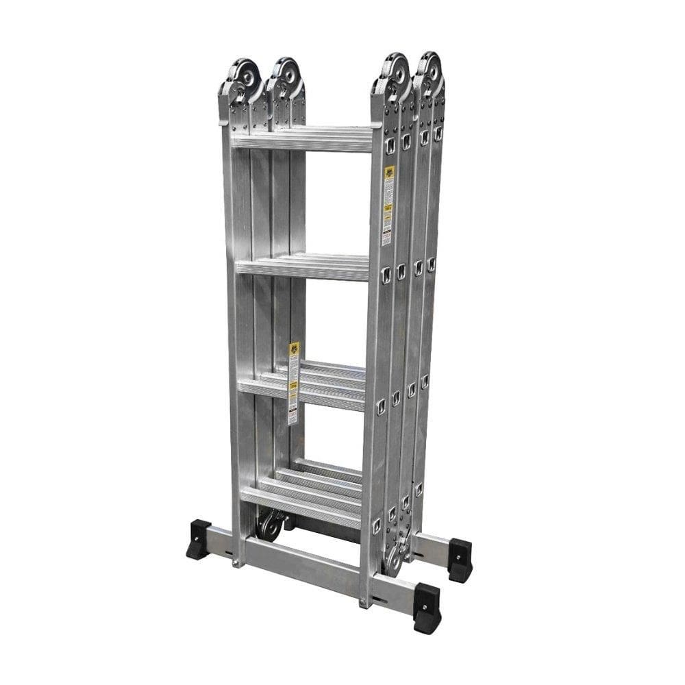 Escada Articulada Prime Botafogo Aluminio 16 Em 1 4x4 16 Degraus