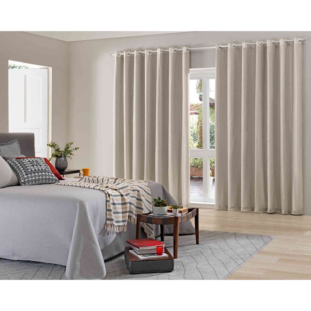 Cortina Duo 4,20 x 2,50 m Partenon Latte Bella Janela