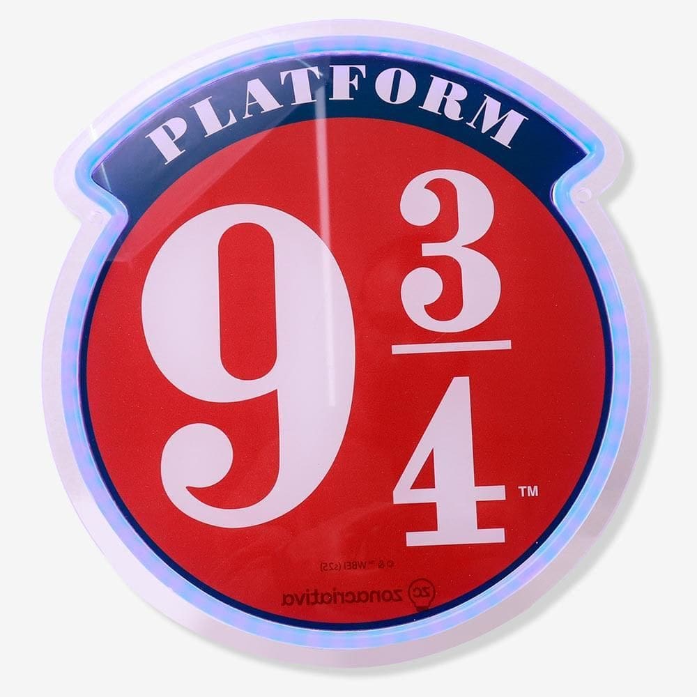 Luminária Formato 3D Plataforma 9 - Harry Potter