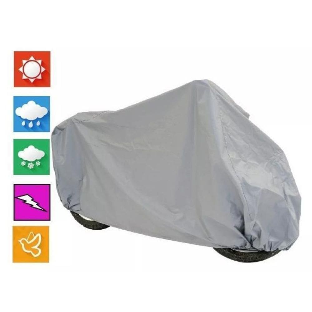 Capa Protetora Para Motos De Plastico Hutz 230X130X0,1Cm