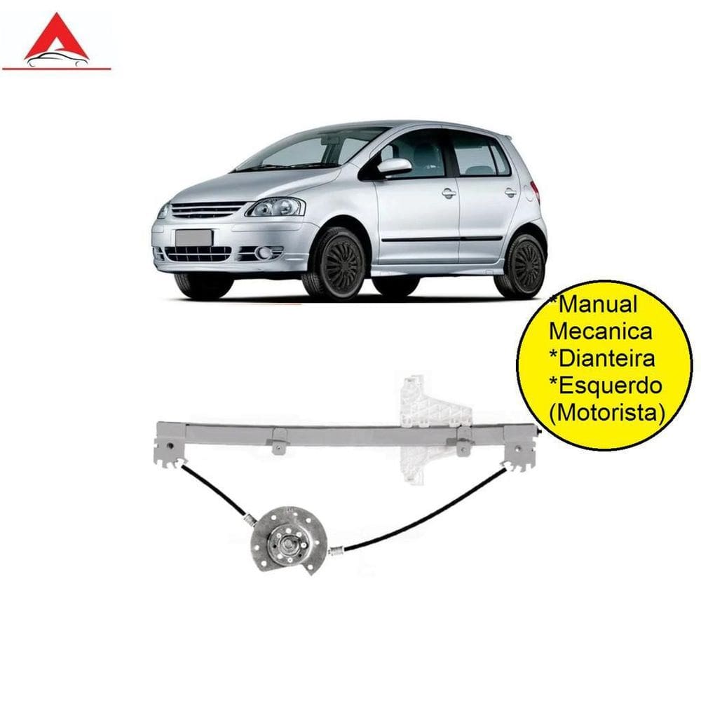 Maquina De Vidro Fox 2011 Lado Esquerdo Motorista