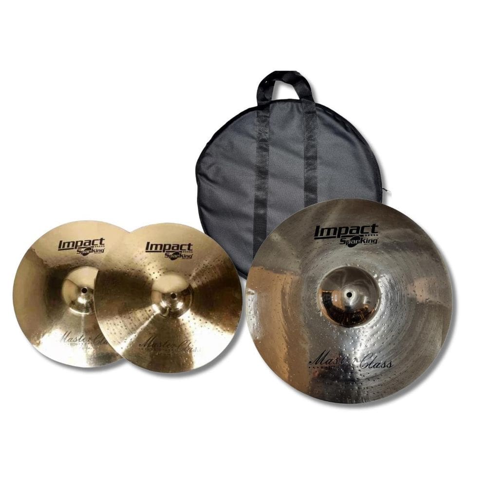 Kit Pratos Master Class 14 Hh + 20 Ride + Bag Nylon Spanking