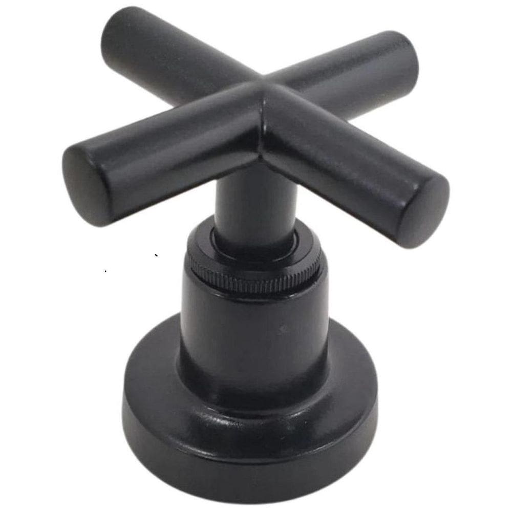 Acabamento Registro Pequeno Preto Fosco 4900 Bk37