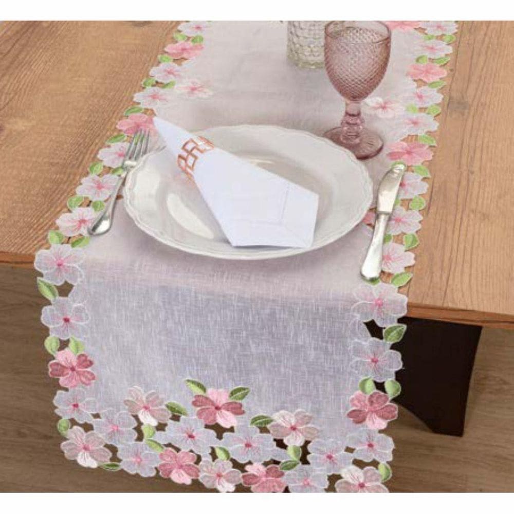 Trilho De Mesa Clássica Jardim 40 X 180Cm - Casa Argivai