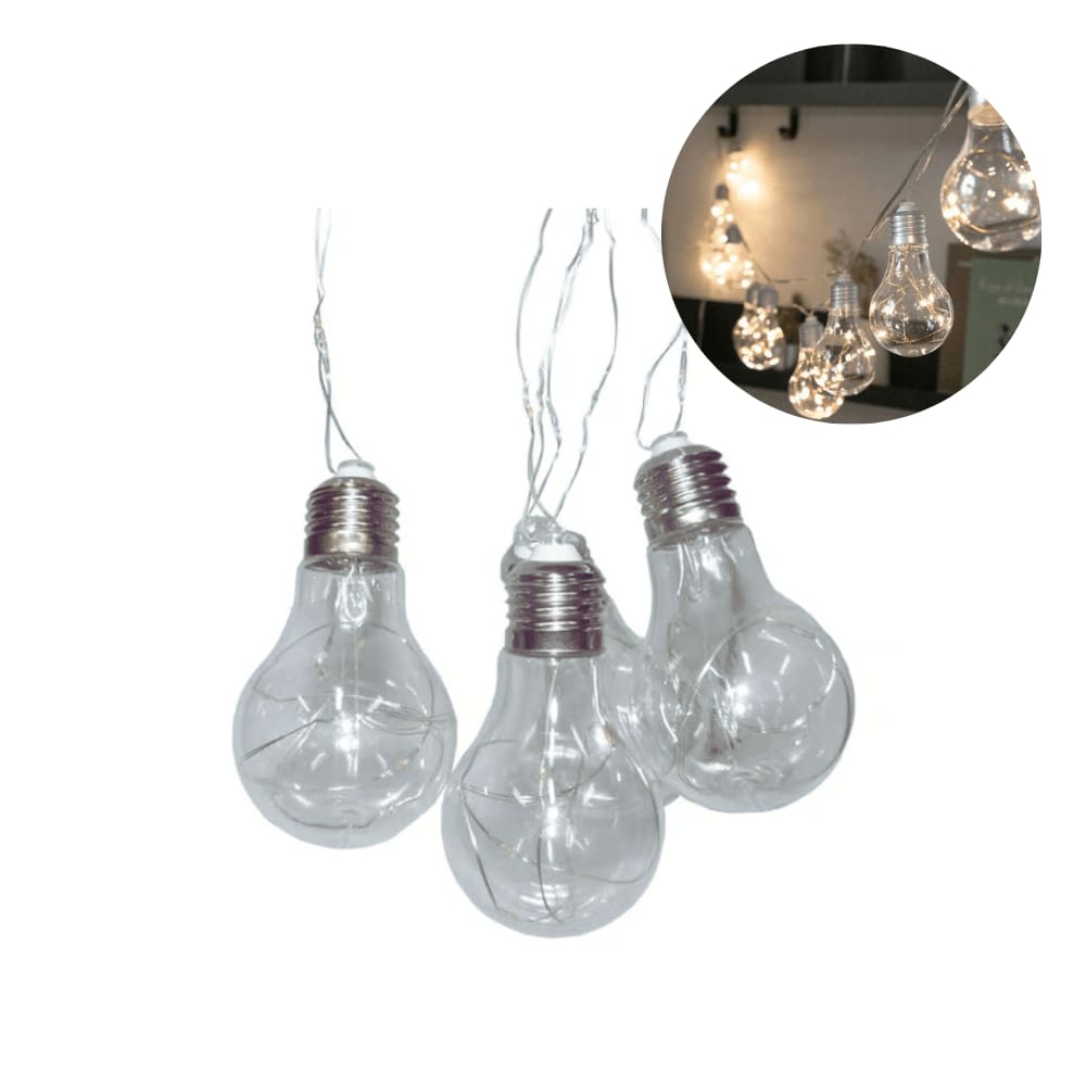 Conjunto Decorativo Lâmpadas Incandescentes com Leds